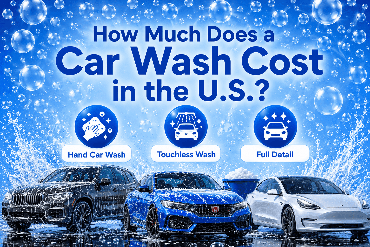 How Much Does a Car Wash Cost in the US ?