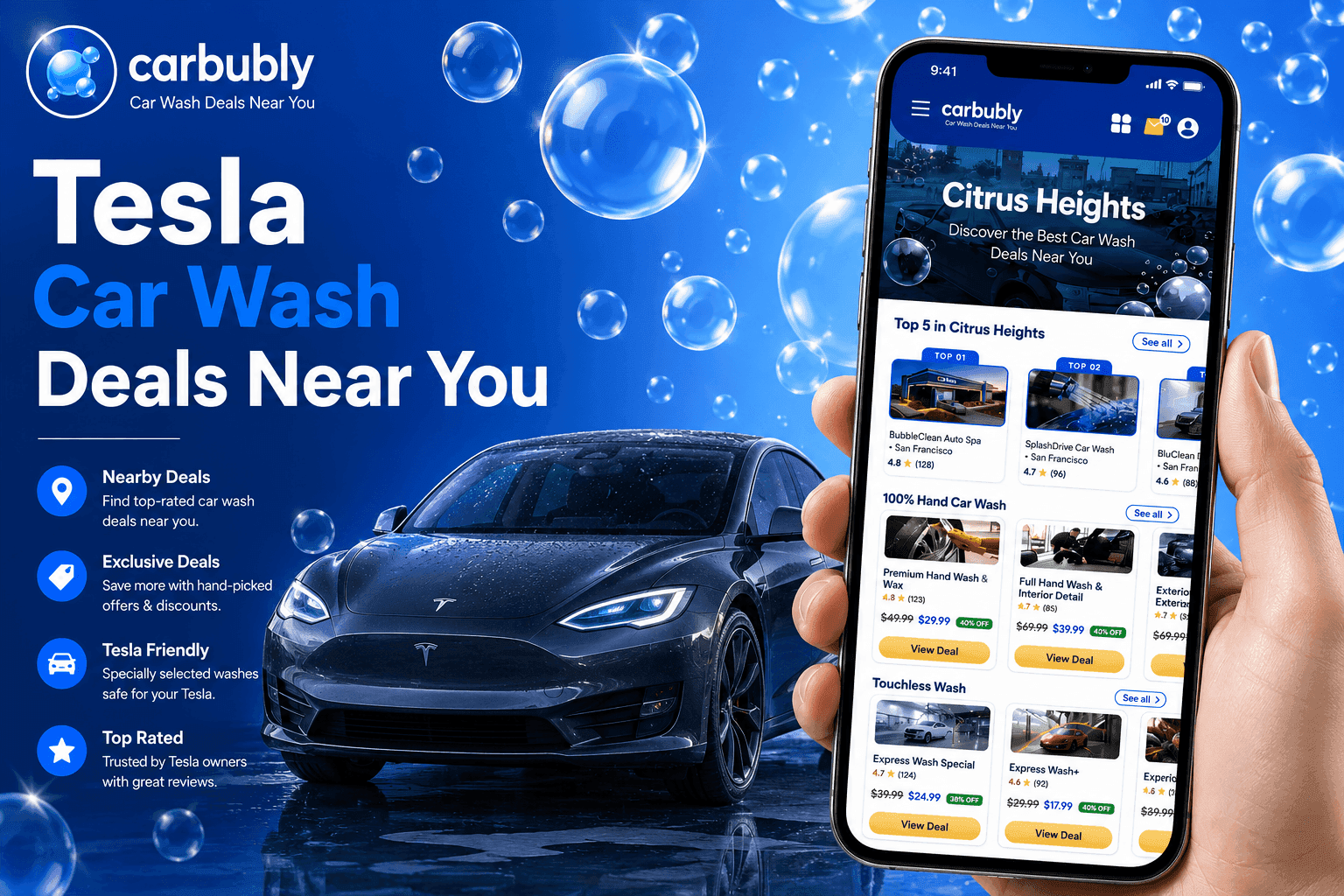 Tesla Car Wash Deals Near Me