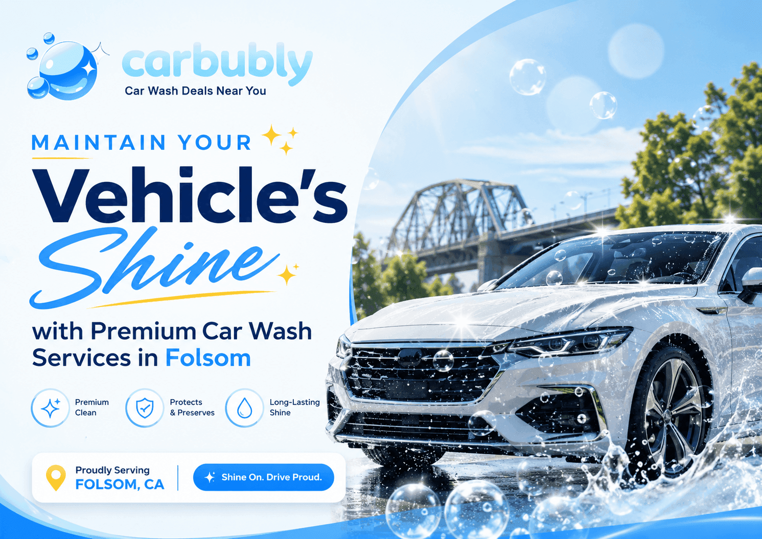 Maintain Your Vehicle's Shine with Premium Car Wash Services in Folsom