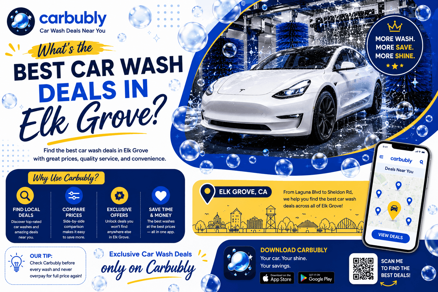 Car Wash Deals in Elk Grove for Tesla
