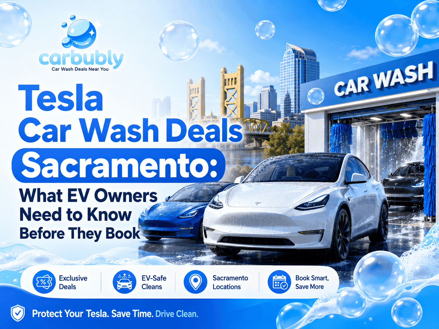 Tesla Car Wash Deals Sacramento for EV Owners