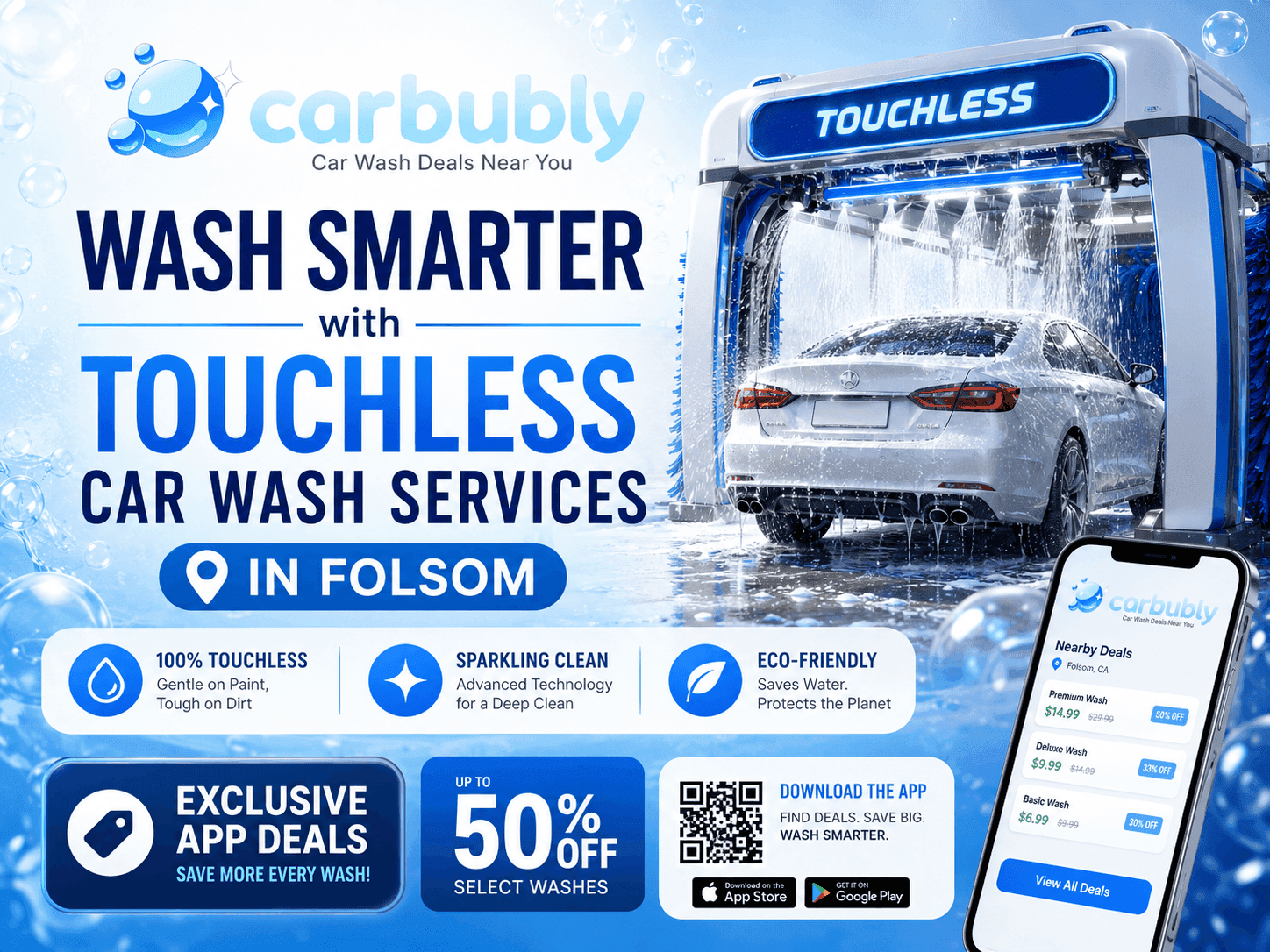 Wash Smarter with Touchless Car Wash Services in Folsom