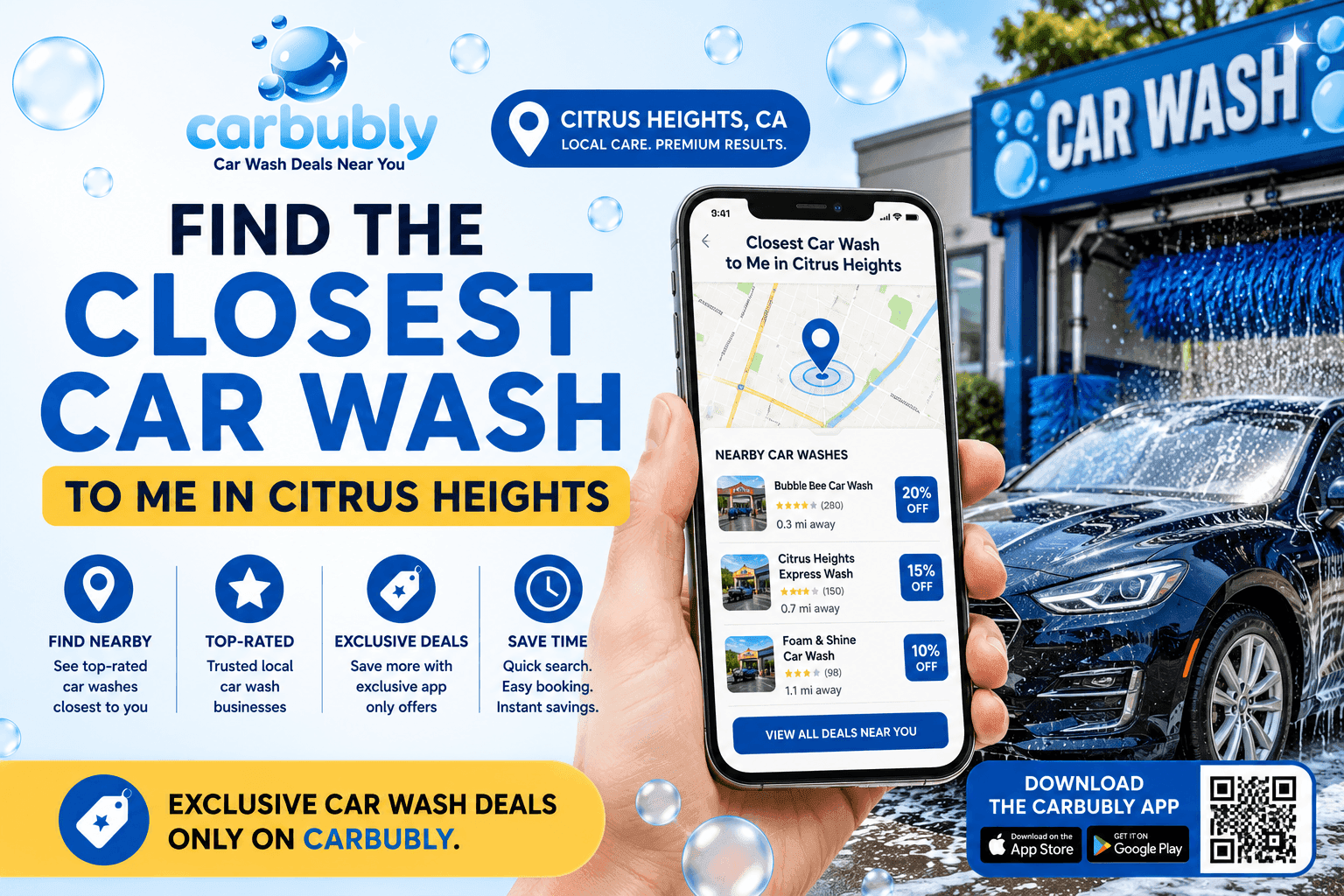 Closest Car Wash to Me in Citrus Heights