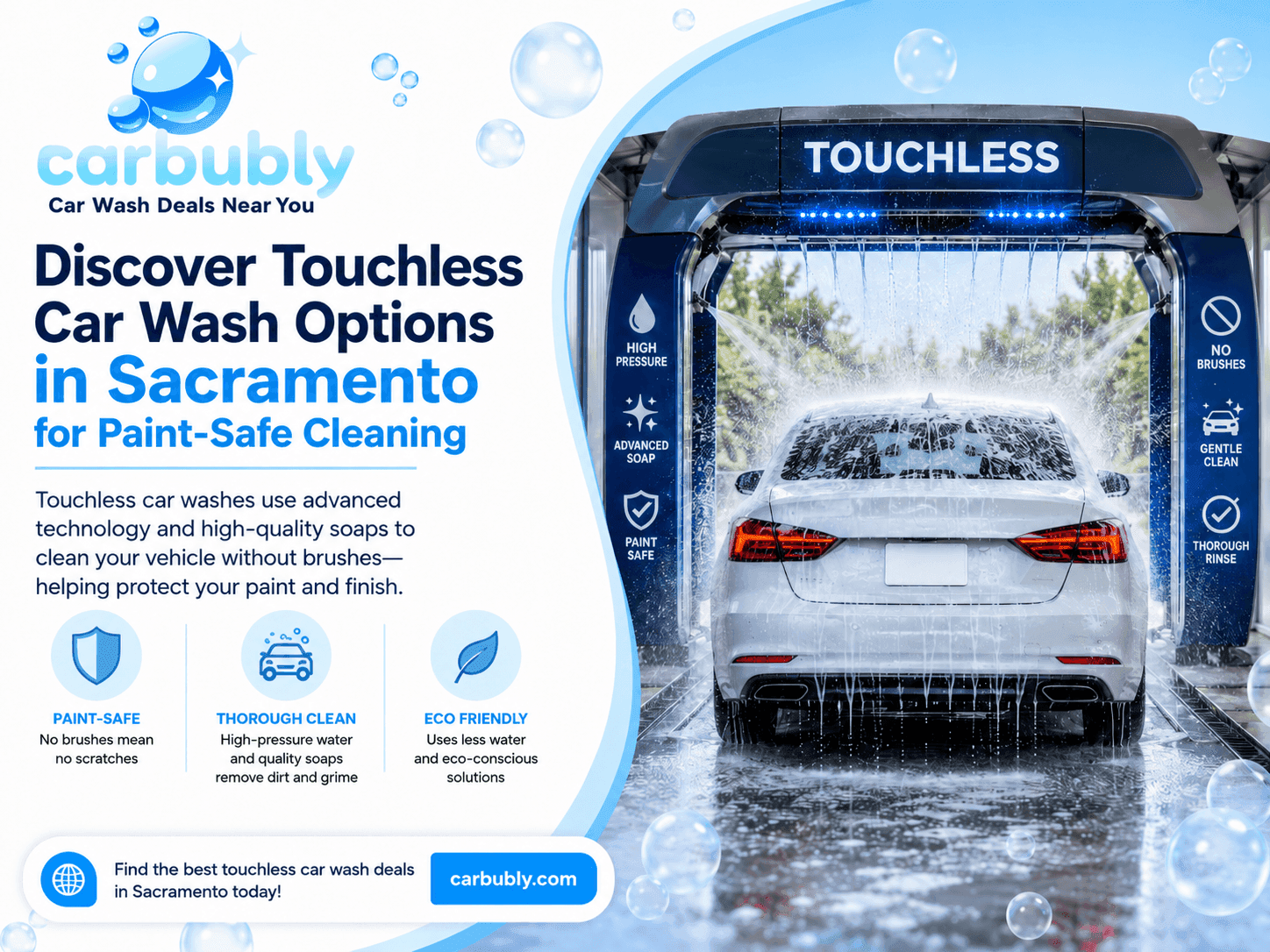 Touchless Car Wash in Sacramento for Paint-Safe Cleaning