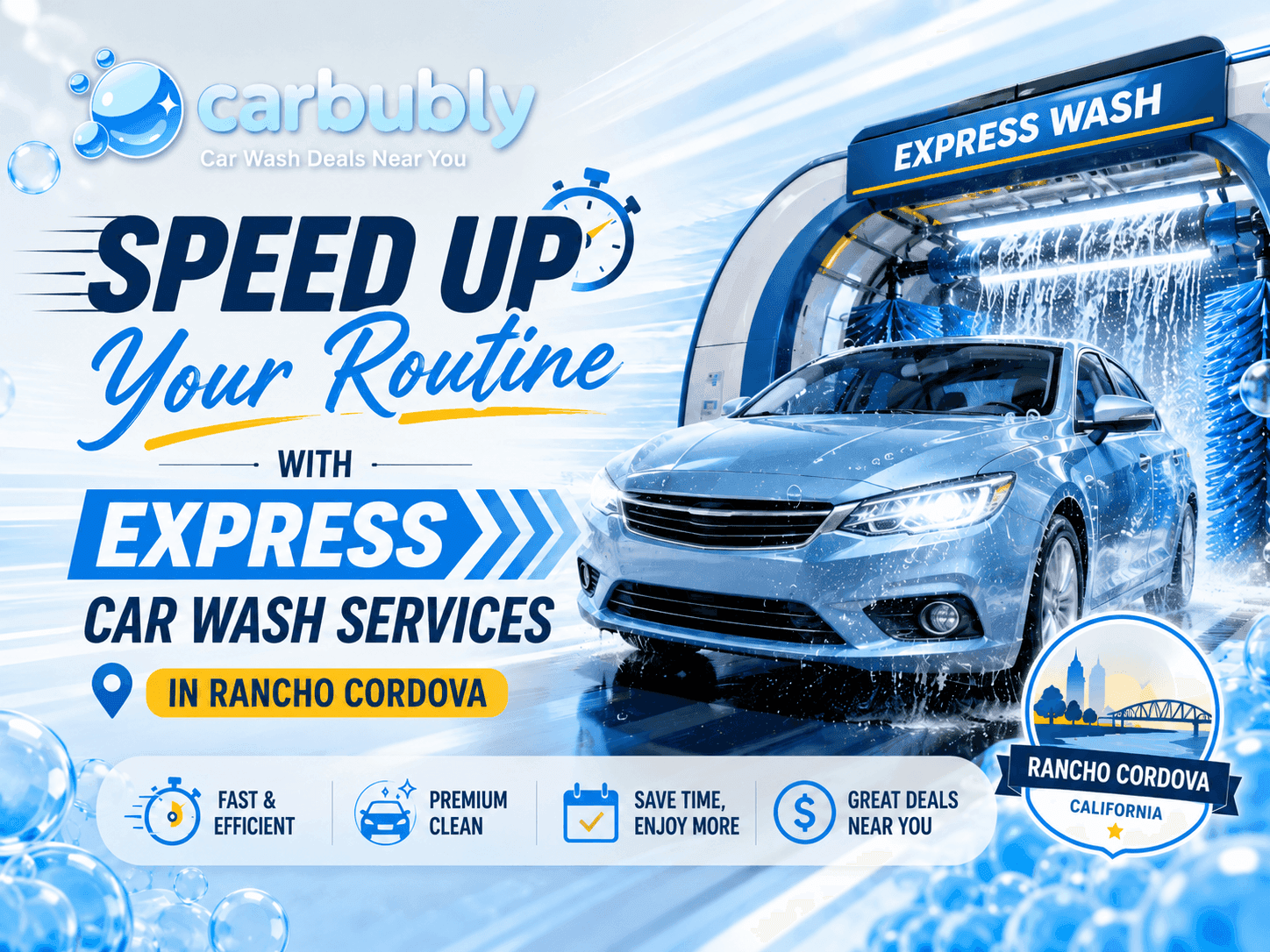 Express Car Wash Services in Rancho Cordova