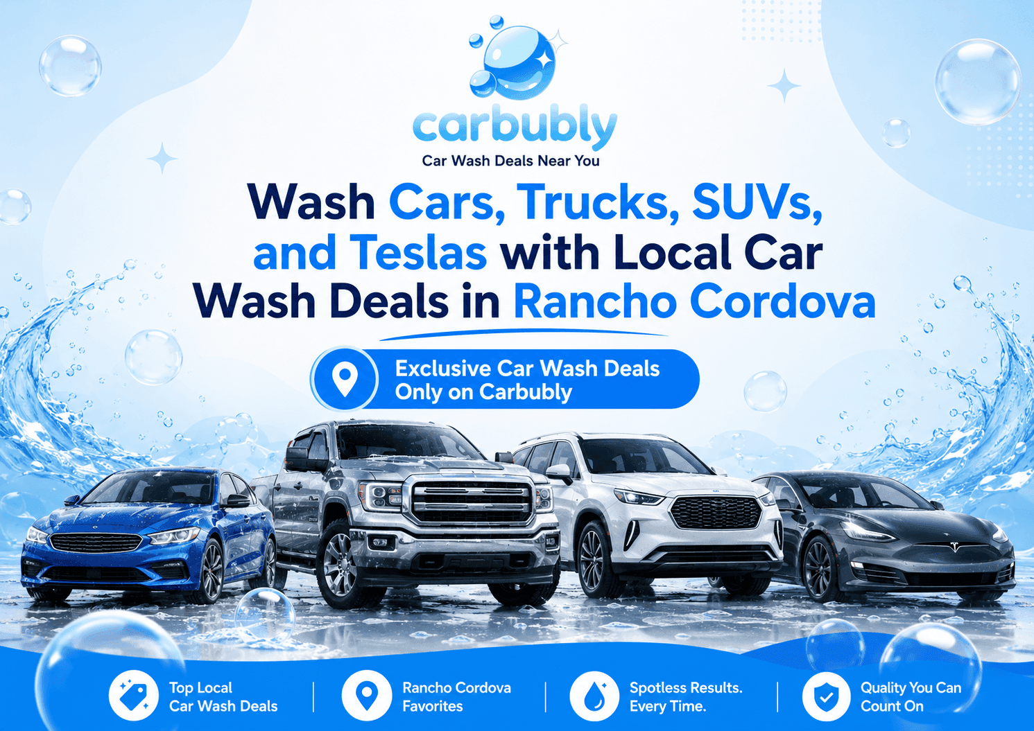 Local Car Wash Deals Rancho Cordova | Carbubly