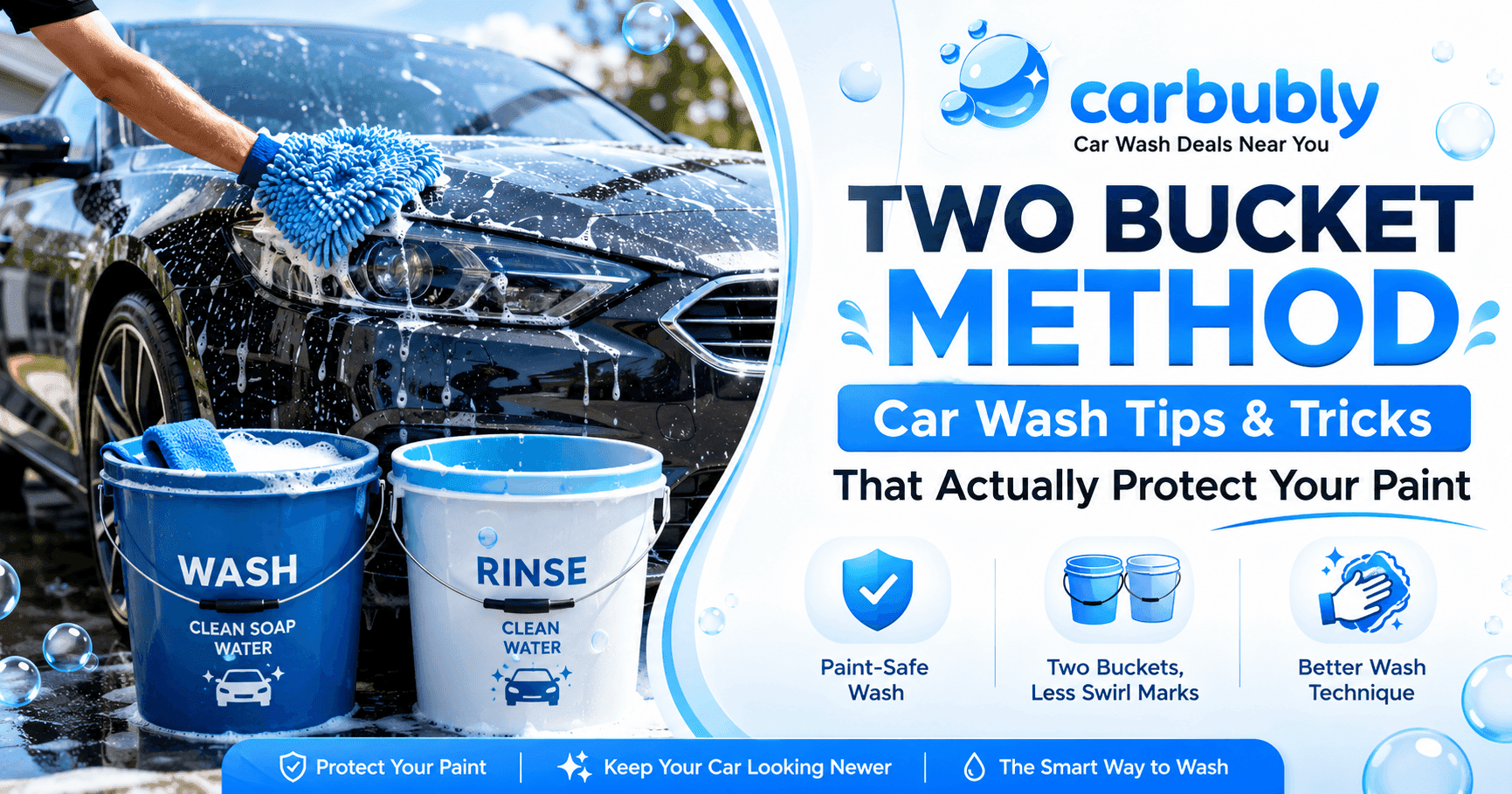 Two Bucket Method Car Wash Tips and Tricks