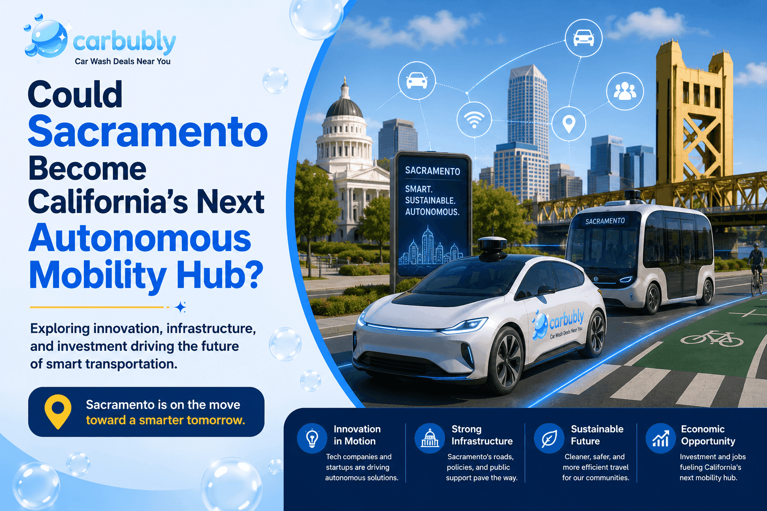 Could Sacramento Become California’s Next Autonomous Mobility Hub?