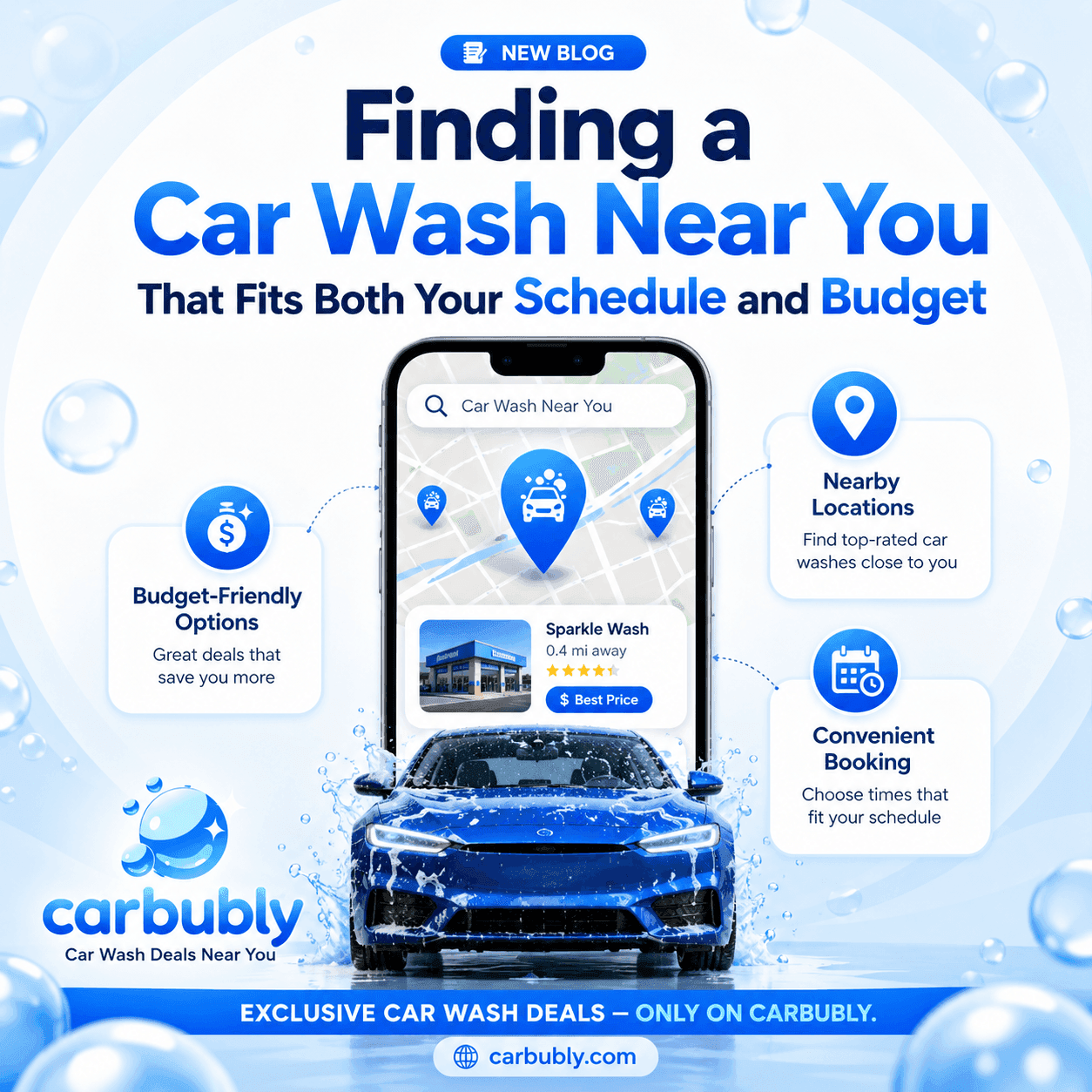 Finding a Car Wash Near Me That Fits Your Schedule and Budget