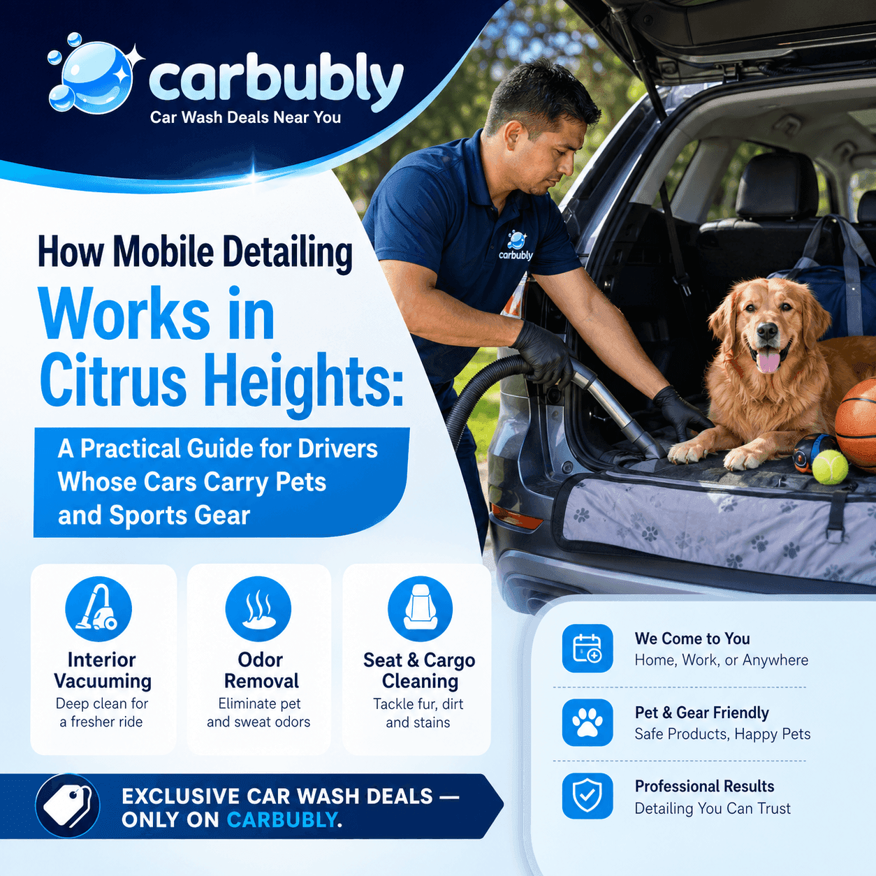How Mobile Detailing Works in Citrus Heights: