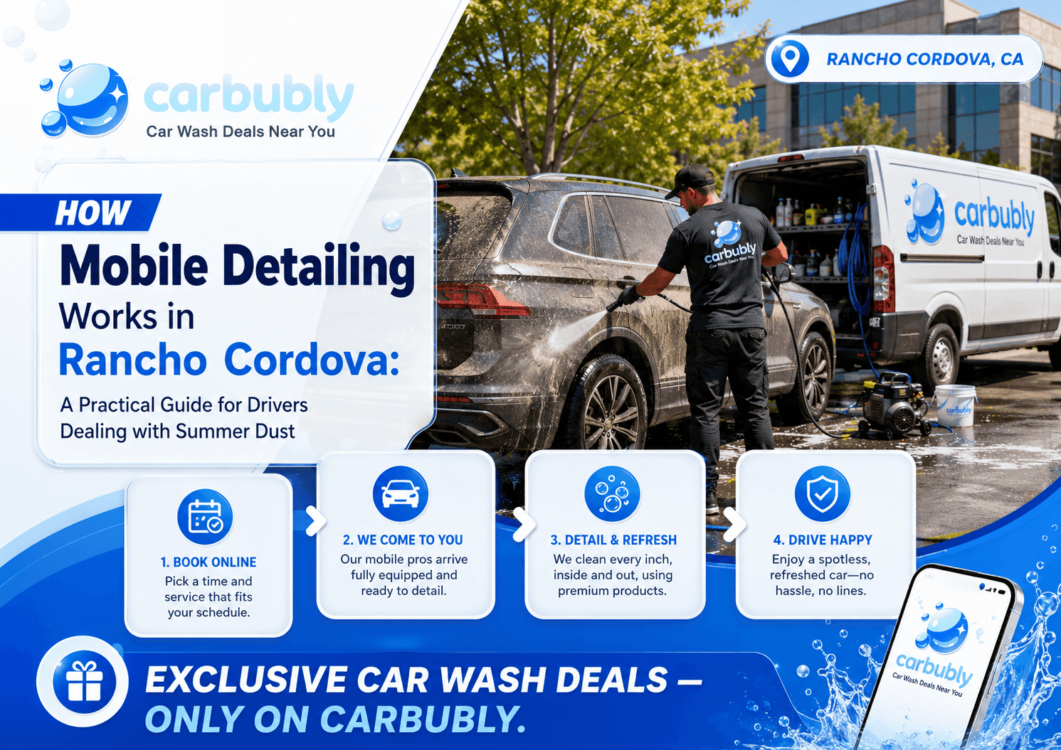 How Mobile Detailing Works in Rancho Cordova