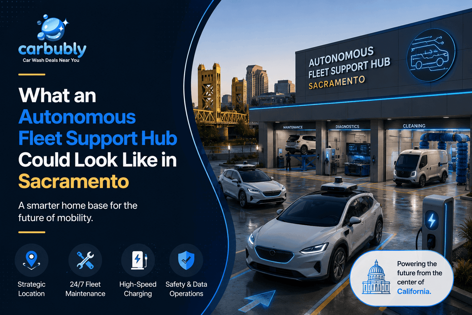 What an Autonomous Fleet Support Hub in Sacramento