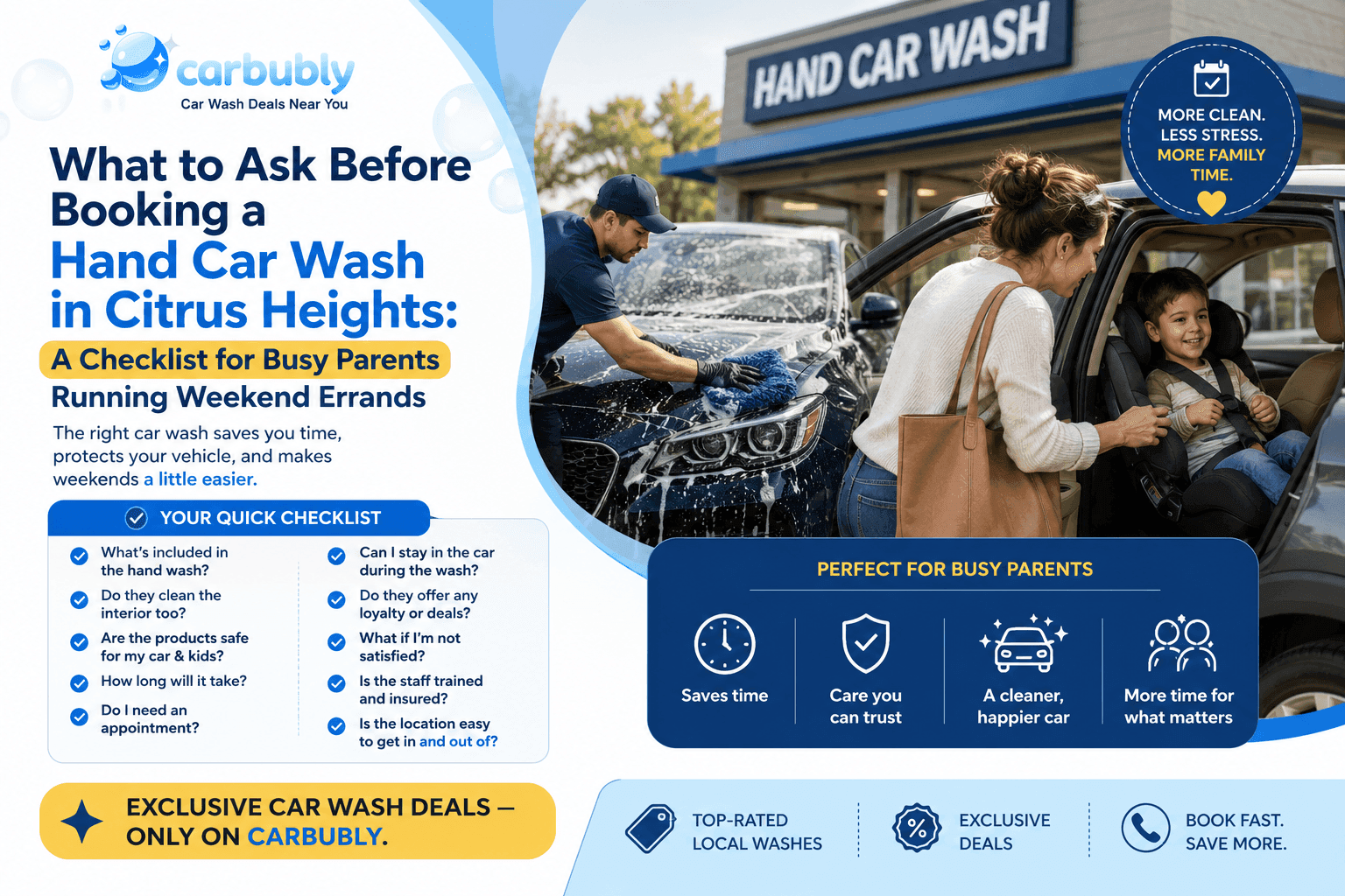 What to Ask Before Booking a Hand Car Wash in Citrus Heights